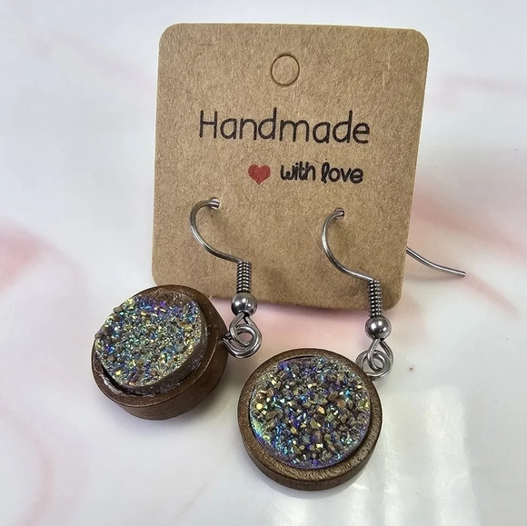 Handmade Hook Earrings - Picture 2 of 2